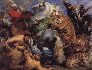 Peter Paul Rubens Tiger-and Lowenjagd Spain oil painting artist